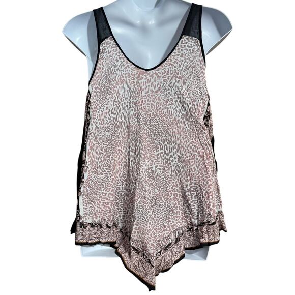 Free People Intimately Women's Leopard Print Swing Tunic Tank Top XS / Small - Picture 5 of 13